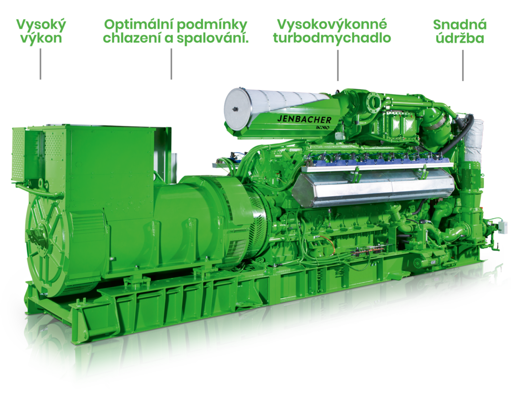 Plynový motor Jenbacher typ 4